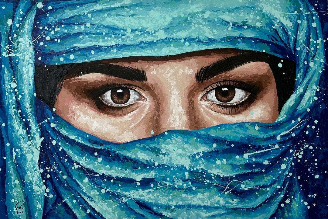 Tamazuj — acrylic painting by Marya Mayan, 2022