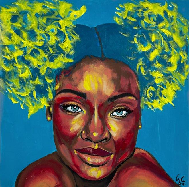 Untitled — acrylic painting by Marya Mayan, 2020