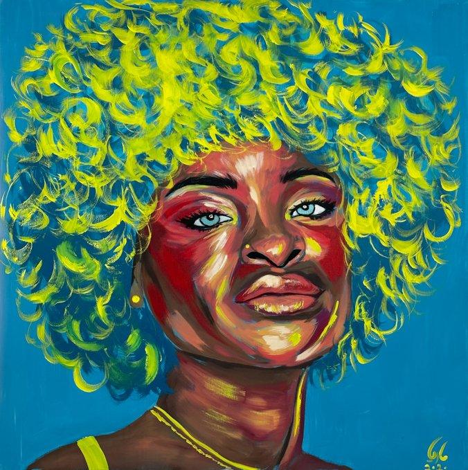 Untitled — acrylic painting by Marya Mayan, 2020
