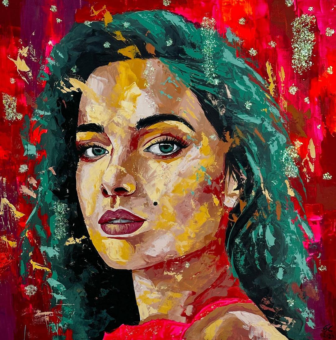 Lumi'a — acrylic painting by Marya Mayan, 2021