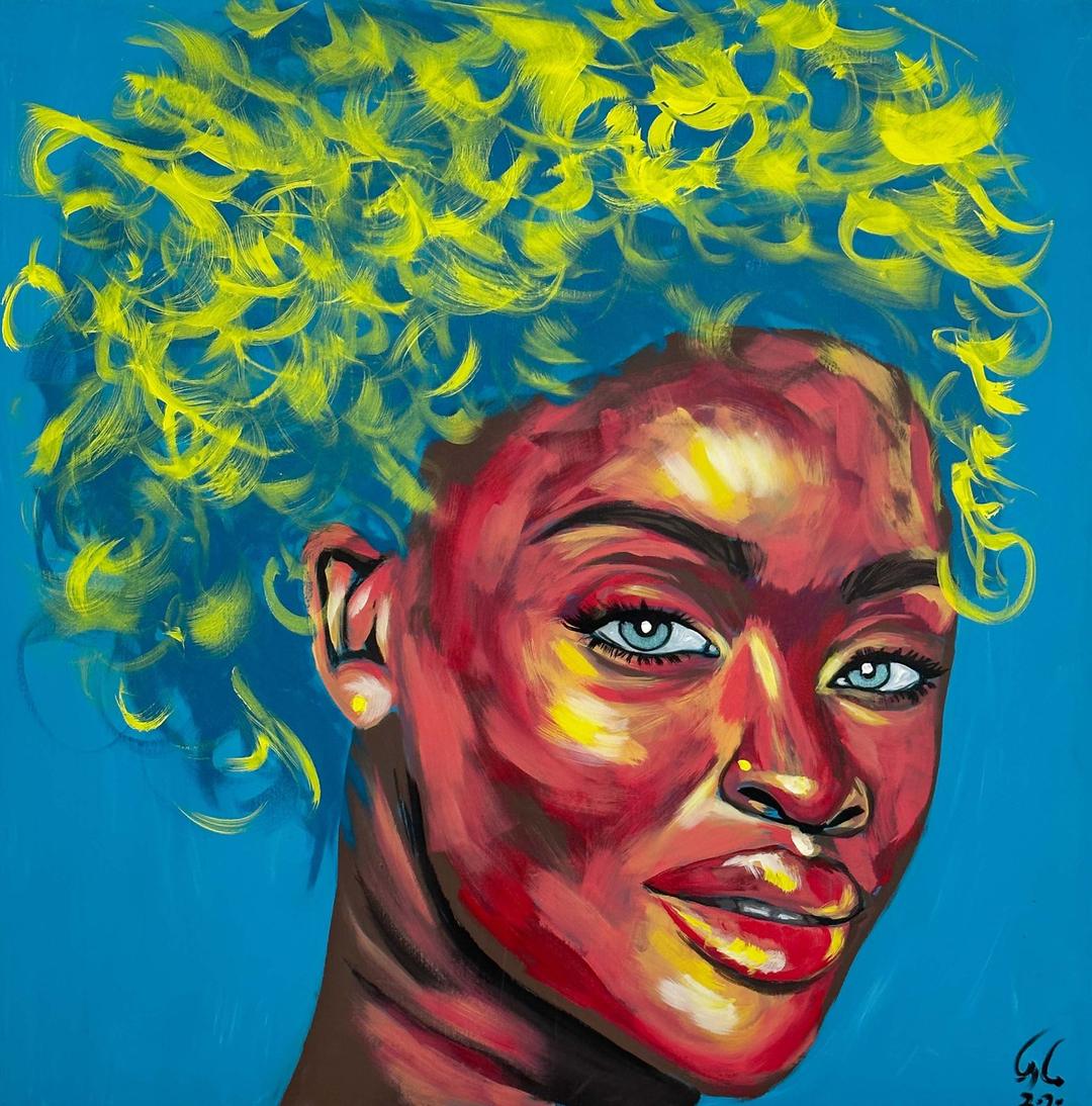 Untitled — acrylic painting by Marya Mayan, 2020