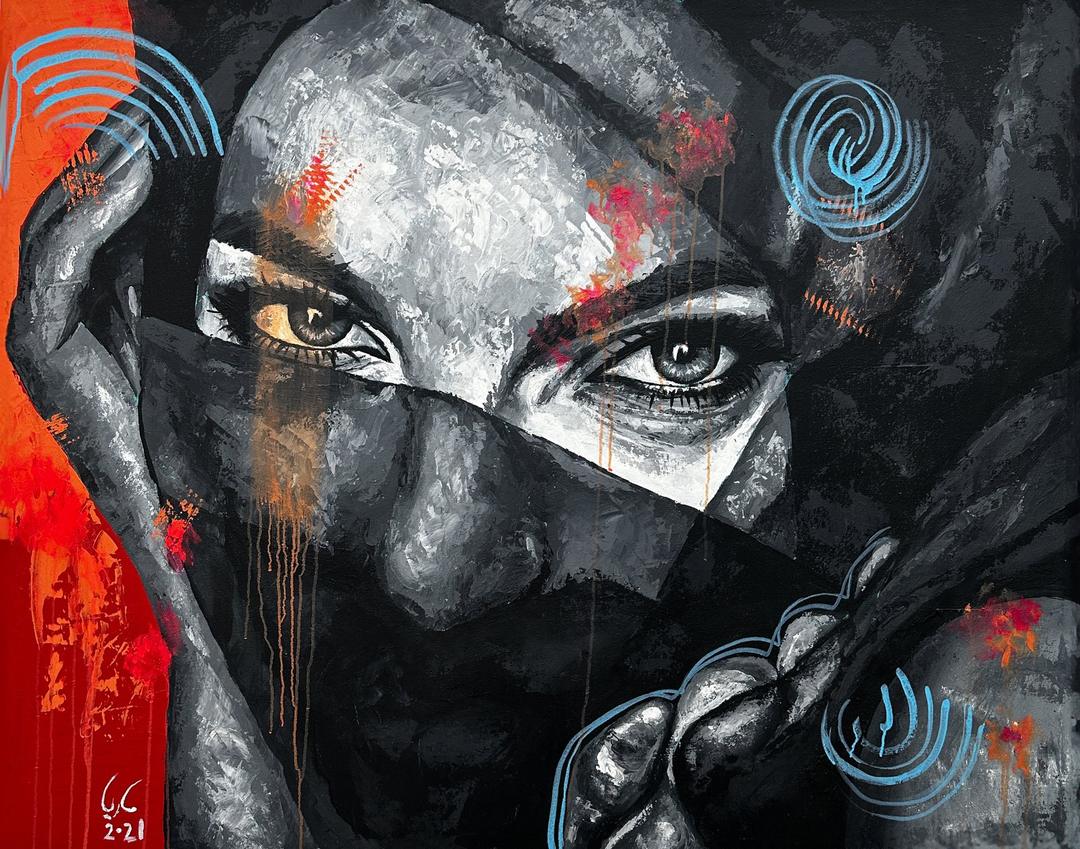 Untitled — acrylic painting by Marya Mayan, 2021