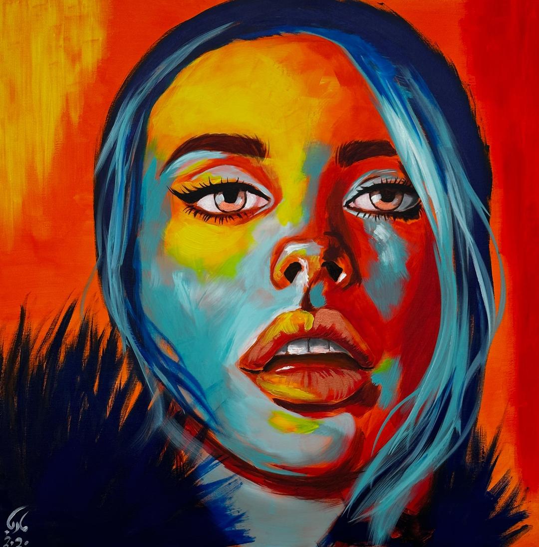 Untitled — acrylic painting by Marya Mayan, 2022