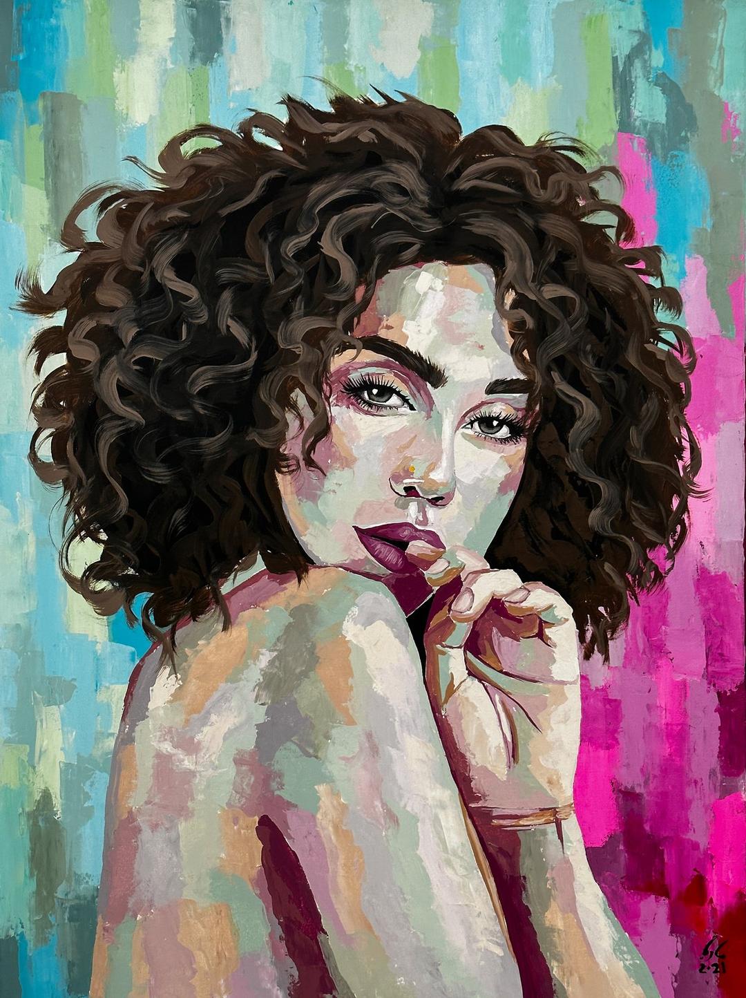 Untitled — acrylic painting by Marya Mayan, 2022