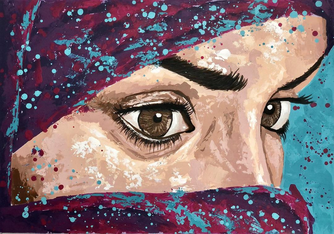 Untitled — acrylic painting by Marya Mayan, 2026